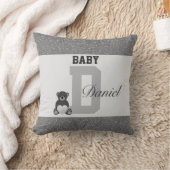 タイポグラフィパーソナライズされた枕 クッション (ブランケット)