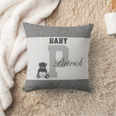 タイポグラフィパーソナライズされた枕 クッション (ブランケット)