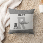 タイポグラフィパーソナライズされた枕 クッション (ブランケット)