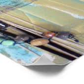 タイポグラフィファミリーミックスメディアアートプリント ポスター (角)