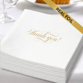 タイポグラフィフォイルエレガントナプキンス 箔ナプキン