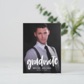 タイポグラフィフォトガイ卒業発表 ポストカード (スタンド正面)