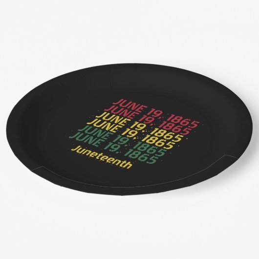 タイポグラフィブラックの歴史1865年6月19日 ペーパープレート (アングル)