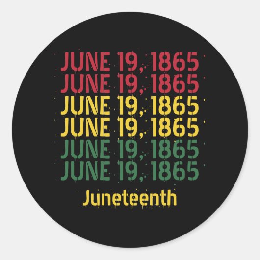 タイポグラフィブラックの歴史1865年6月19日 ラウンドシール (正面)