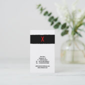 タイポグラフィベース 名刺 (スタンド正面)