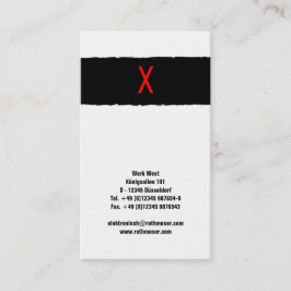 タイポグラフィベース 名刺