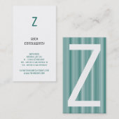 タイポグラフィベース 名刺 (正面/裏面)