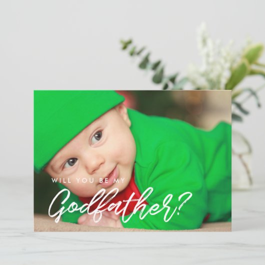 タイポグラフィモダンは俺のゴッドファーザーカードだ 招待状 (スタンド正面)