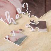 タイポグラフィモダンは私のゴッドマザーの写真になる ジグソーパズル (側面)