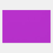 タイポグラフィモダンガールパープルスクリプトベビーシャワー ラッピングペーパーシート (正面2)