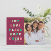 タイポグラフィモダンジョイラブピースホープ応援 シーズンカード (スタンド正面)