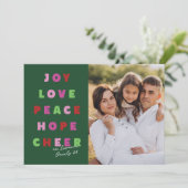 タイポグラフィモダンジョイラブピースホープ応援 シーズンカード (スタンド正面)