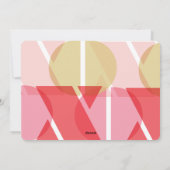 タイポグラフィモダンピンクXOXOバレンタインデーの写真 シーズンカード (裏面)