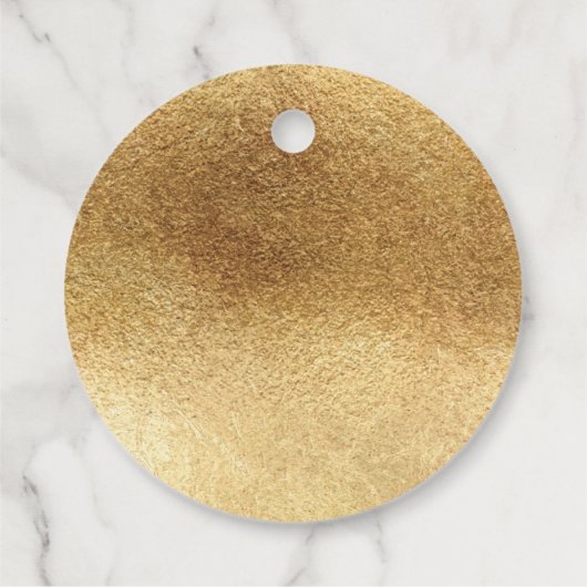 タイポグラフィモダンブラックと金ゴールド40歳の誕生日 フェイバータグ (裏面)