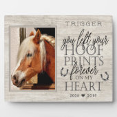 タイポグラフィモダンホース記念碑 フォトプラーク (正面)