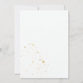 タイポグラフィモダンボー秋の結婚式 招待状 (裏面)