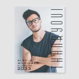 タイポグラフィモダンミニマル卒業ありがとう