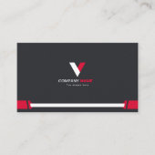 タイポグラフィモダンミニマル 名刺 (正面)