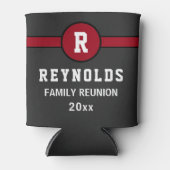 タイポグラフィモダンモノグラムファミリー懇親会カンカッコいい 缶クーラー (正面)