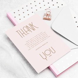 タイポグラフィモダン写真卒業パーティー招待状 サンキューカード