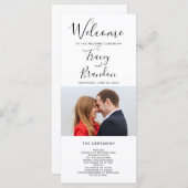 タイポグラフィモダン写真集結婚会 プログラム (正面/裏面)