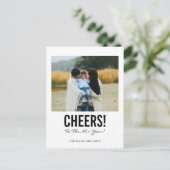 タイポグラフィモダン応援年賀はがき シーズンポストカード (スタンド正面)