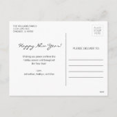 タイポグラフィモダン応援年賀はがき シーズンポストカード (裏面)