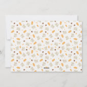 タイポグラフィモダン感謝祭の写真 シーズンカード (裏面)