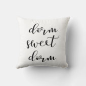 タイポグラフィモダン白黒ドームスイートドーム クッション (裏面)