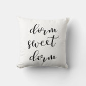 タイポグラフィモダン白黒ドームスイートドーム クッション (正面)