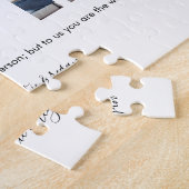 タイポグラフィモダンMOM 3お母さんのための写真コラージギフト ジグソーパズル (側面)