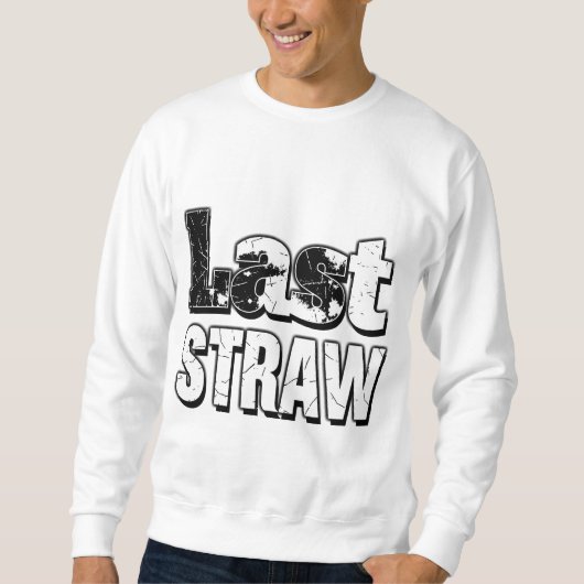 タイポグラフィモックアップ、おもしろいタイポグラフィ、感動的q スウェットシャツ (正面)