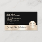 タイポグラフィモバイル公証人・ローン契約代理店法 名刺 (裏面)