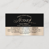 タイポグラフィモバイル公証人・ローン契約代理店法 名刺 (正面)