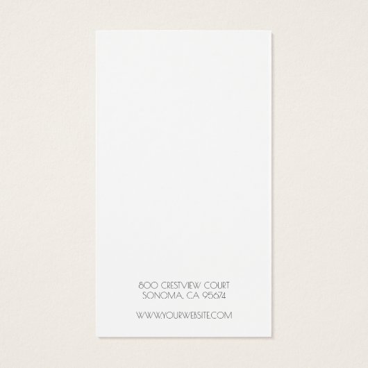 タイポグラフィラウンドピンクロゴイヤリングジュエリーディスプレイ (裏面)