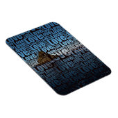 タイポグラフィラブカスタムシースケープフォト マグネット (右側)