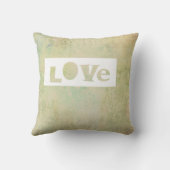 タイポグラフィラブ引用文ピローパステルカラー クッション (裏面)