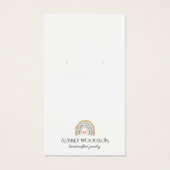 タイポグラフィレインボーロゴイヤリングジュエリー表示 (正面)