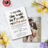 タイポグラフィワース待ちシークルお祝いInvite 招待状