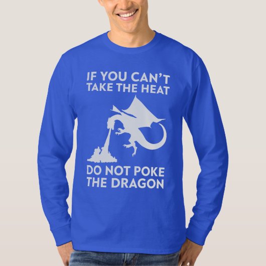 タイポグラフィードラゴン Tシャツ (正面)