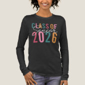 タイポグラフィー 卒業生クラス 2026年 トライブレンドＴシャツ (正面)
