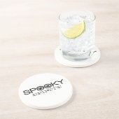 タイポグラフィ不気味ハロウィーンコースター コースター (側面)