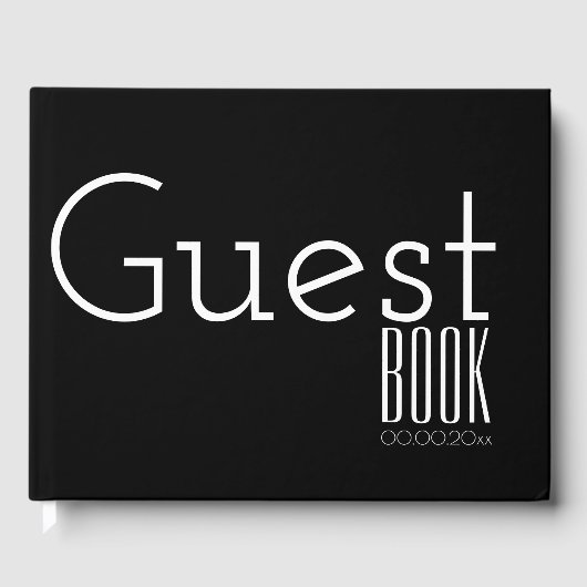 タイポグラフィ事業立ち上げゲストレジスカスタムタ2 ゲストブック (正面)
