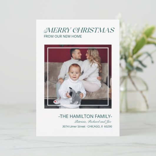 タイポグラフィ休暇引越し発表写真 シーズンカード (スタンド正面)