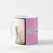 タイポグラフィ写真コラージュMag コーヒーマグカップ (正面左)