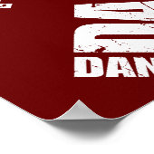 タイポグラフィ動揺してー・ダンス ポスター (角)