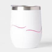 タイポグラフィ名スタイリッシュバレンタインのウォーターボトル (右面)