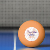 タイポグラフィ愛あなた母かわいモダン母親の日 卓球ボール (ネット)