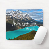 タイポグラフィ感動的アドベンチャー待ち マウスパッド (マウス)