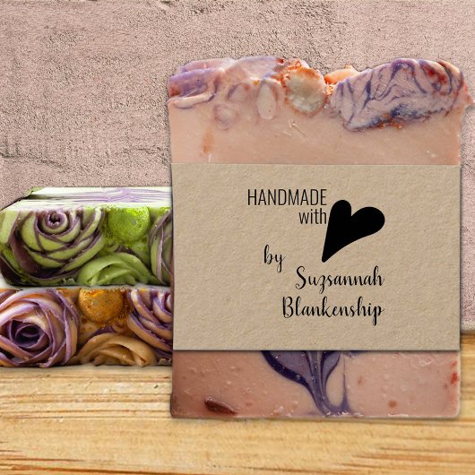 タイポグラフィ手作り名前をカスタムするハートゴム印 ラバースタンプ